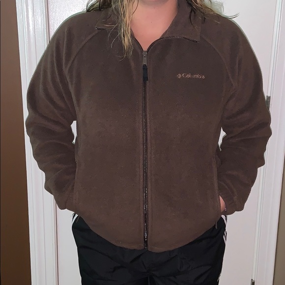 Columbia Tops - Columbia brown zip up medium